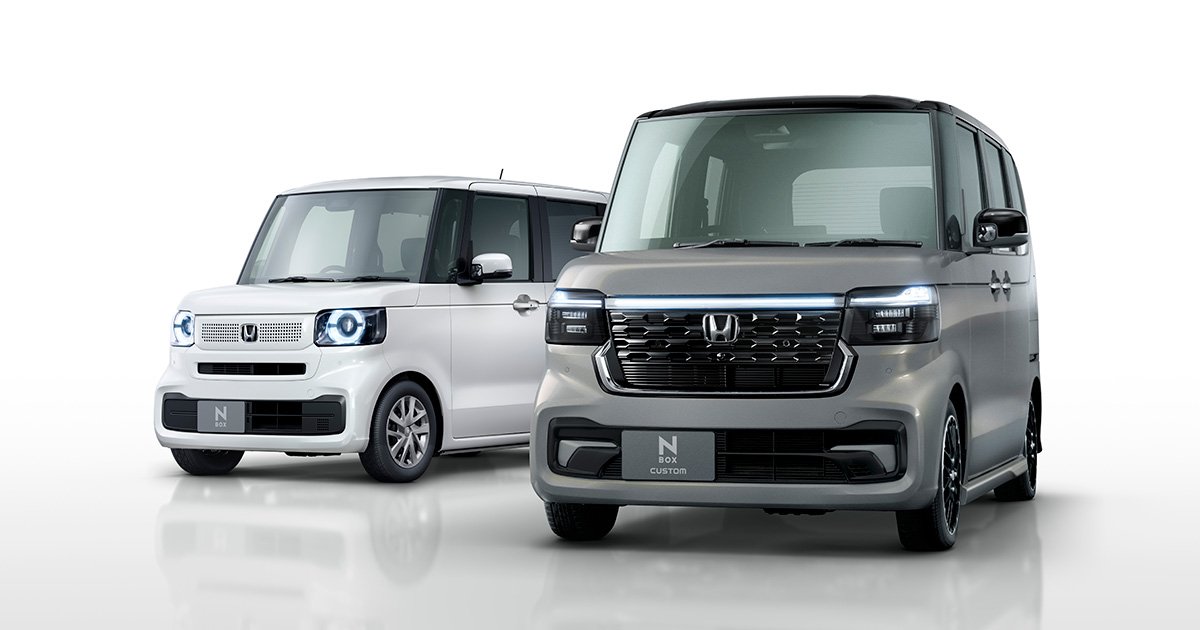 ホンダ N-BOX（3代目）とN-BOX CUSTOMの外観