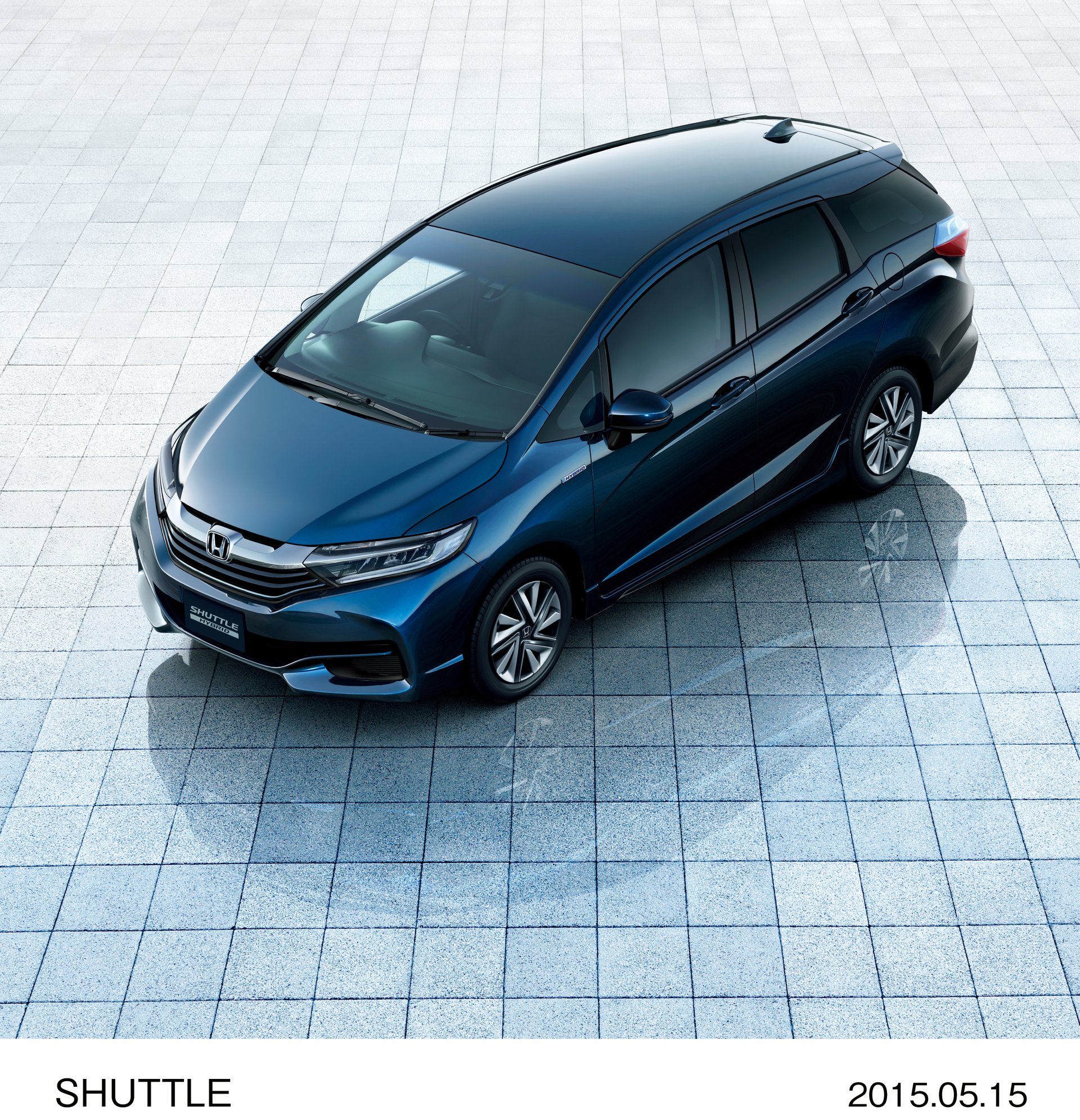 ホンダ シャトル（初代 HYBRID）俯瞰
