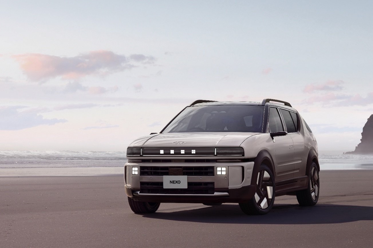 ヒョンデ The all-new NEXOのフロントビュー