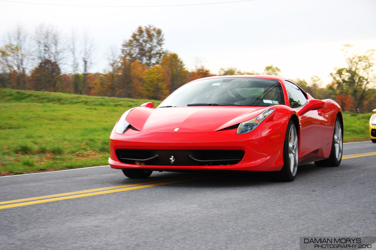 フェラーリ 458イタリアのフロントビュー