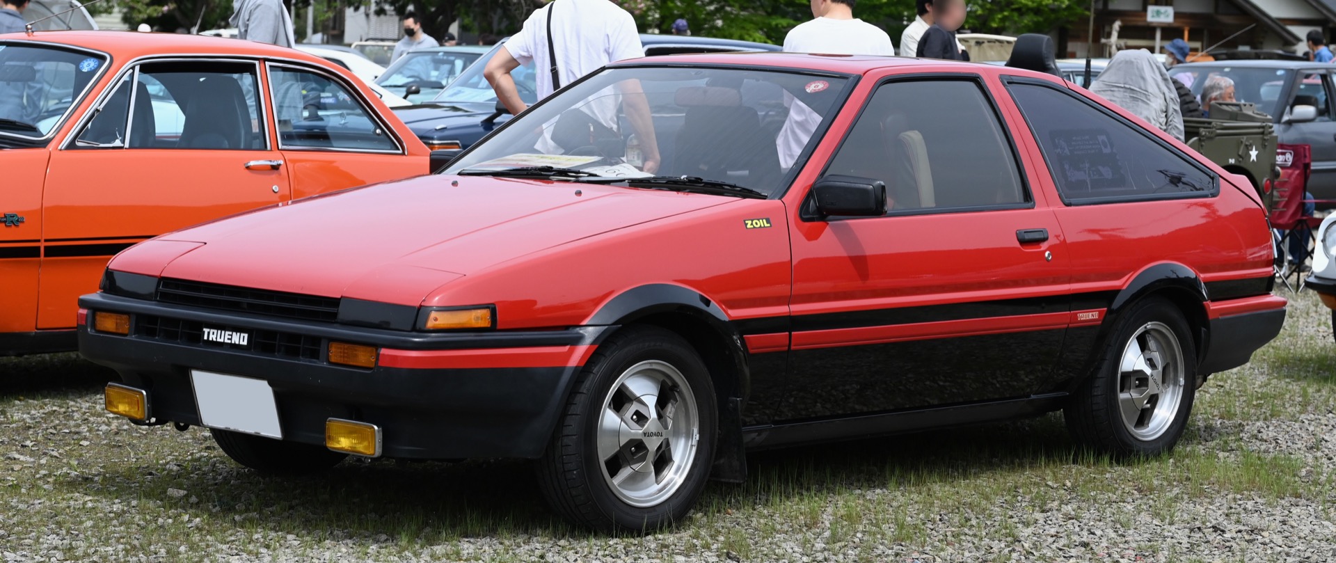 トヨタ スプリンタートレノ（4代目・AE86）の外観