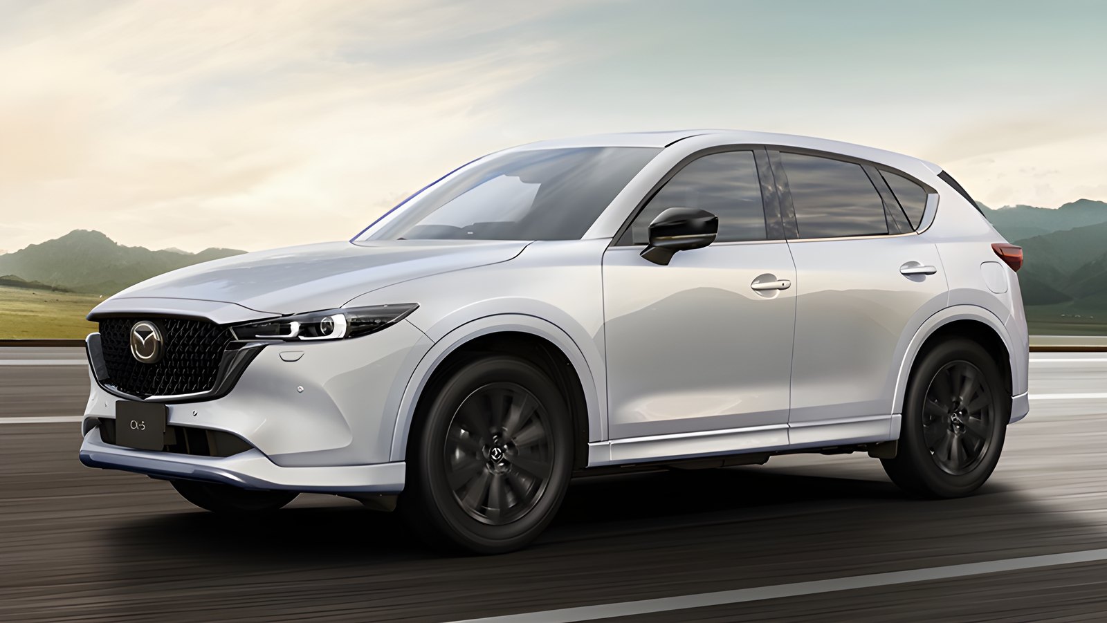 走行する旧型CX-5 KF型